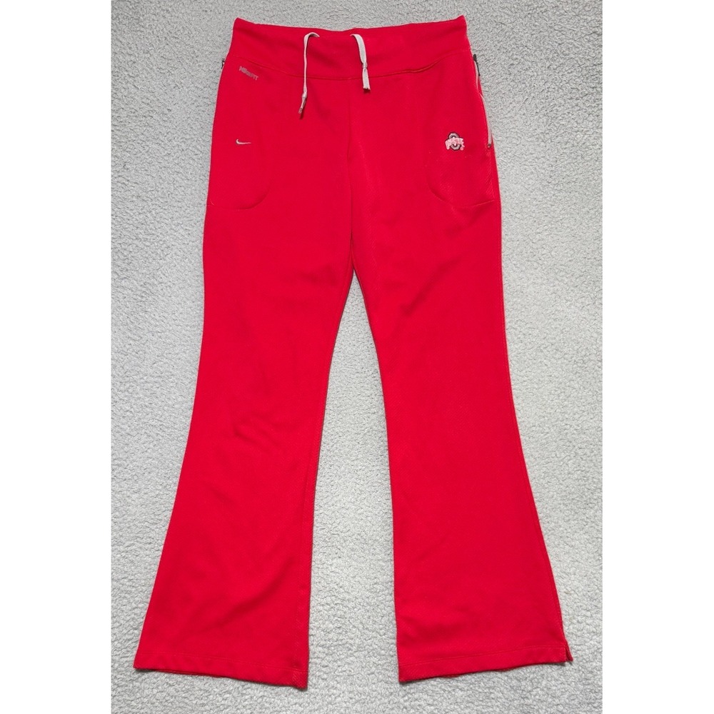 Vintage Nike Fit Dry Ohio State Buckeyes pull on pants Womens Small Flared